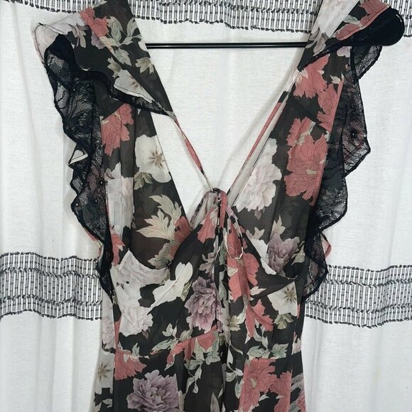 WE ARE KINDRED x FREE PEOPLE Floral Jumpsuit Black - Picture 10 of 12